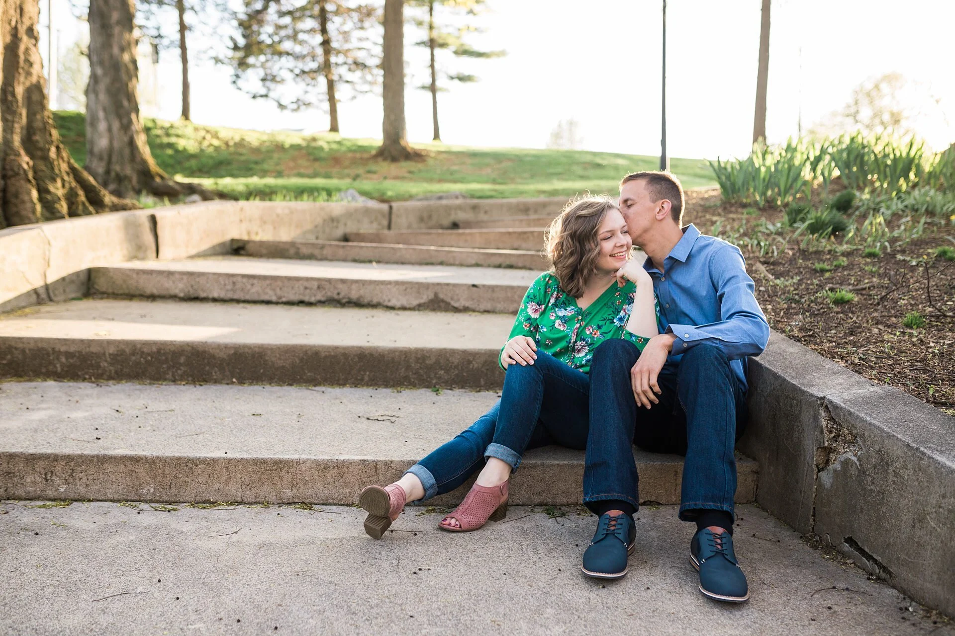  Morgan + Ryan | Lititz Spring Park Engagement Session | Lititz, PA