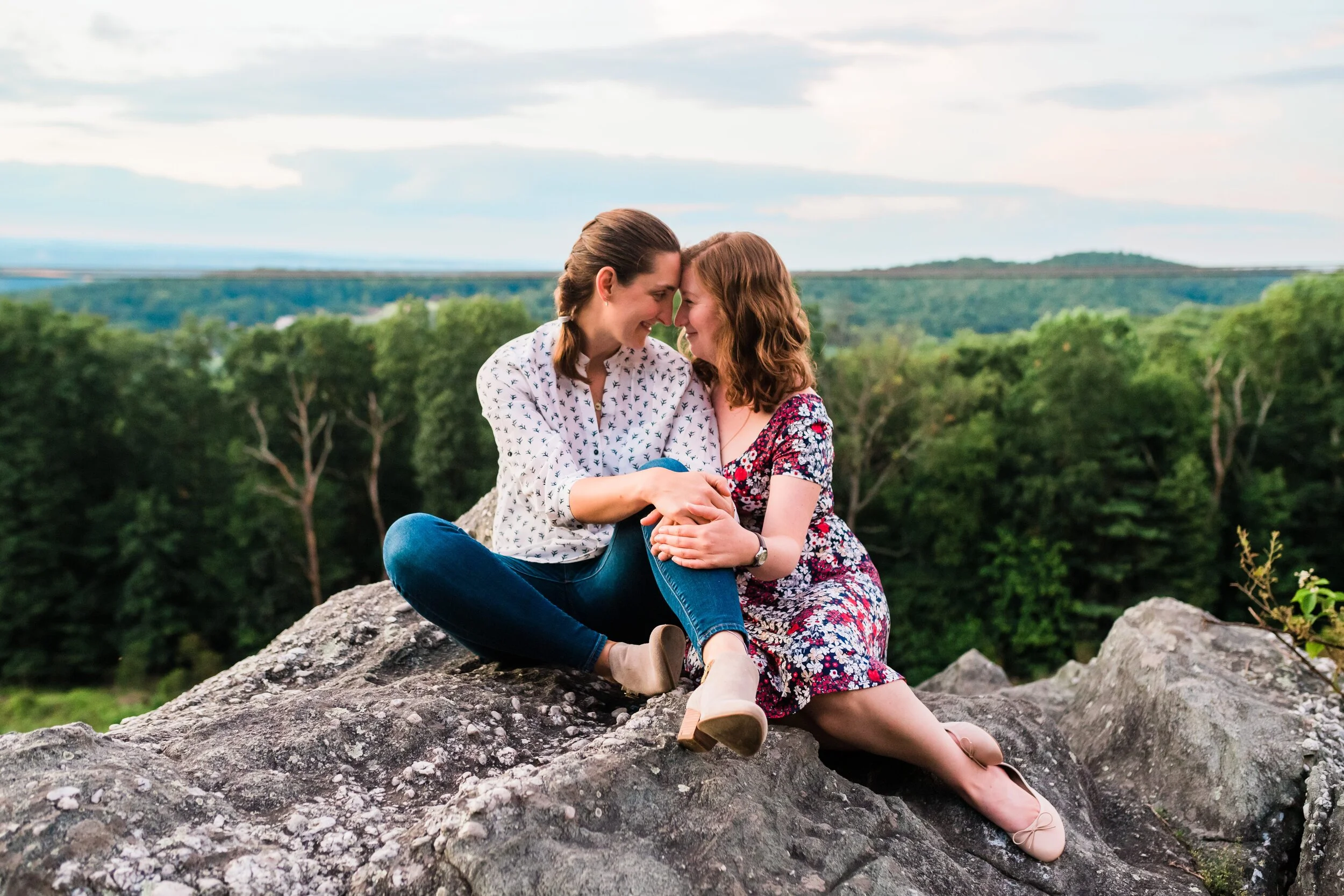 Sam + Michelle | Rocky Ridge Park Same-Sex Engagement Session | York, PA