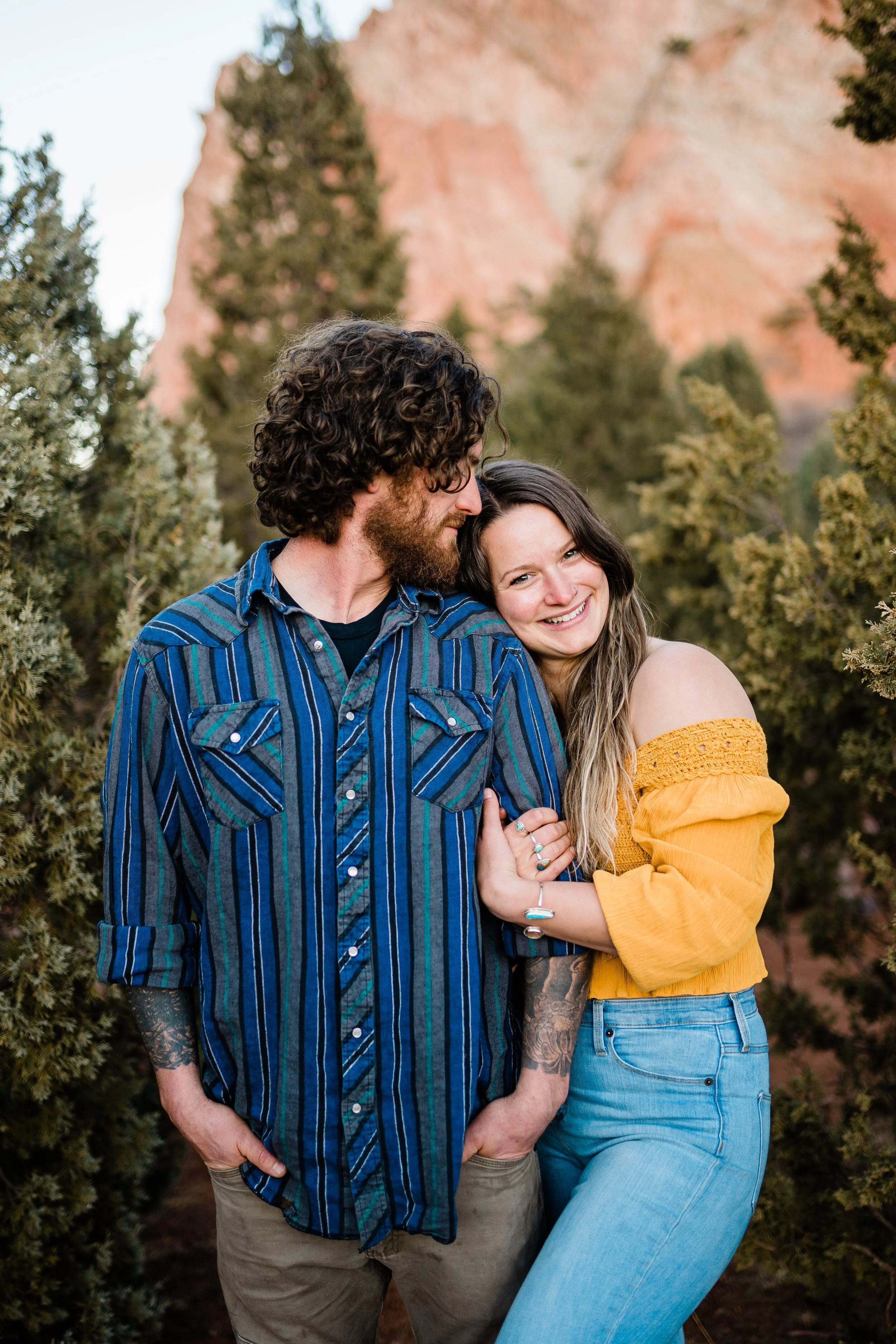 Lindsy + Zach | Garden of the Gods Portrait Session | Colorado Springs, CO