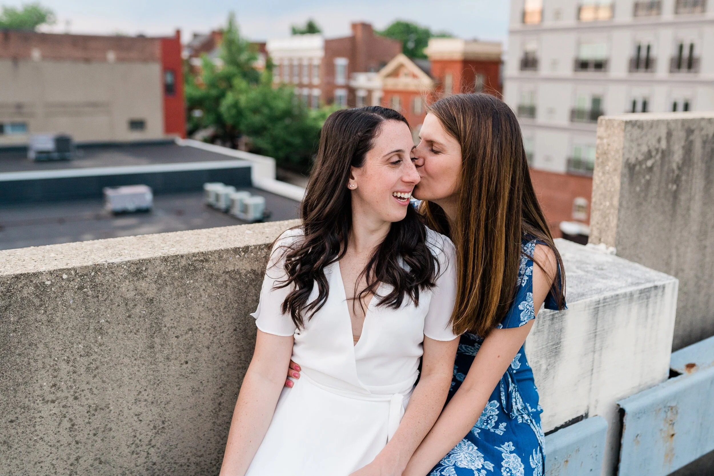 Allison + Liza | Lancaster City Engagement Photos | Lancaster, PA