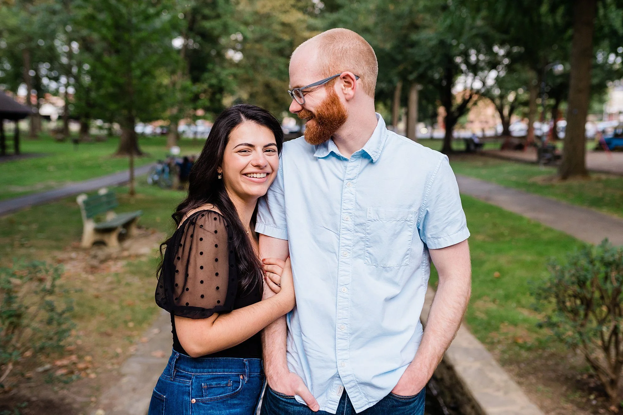 Angela + Dave | Lititz Springs Park Engagement Photos | Lititz, PA