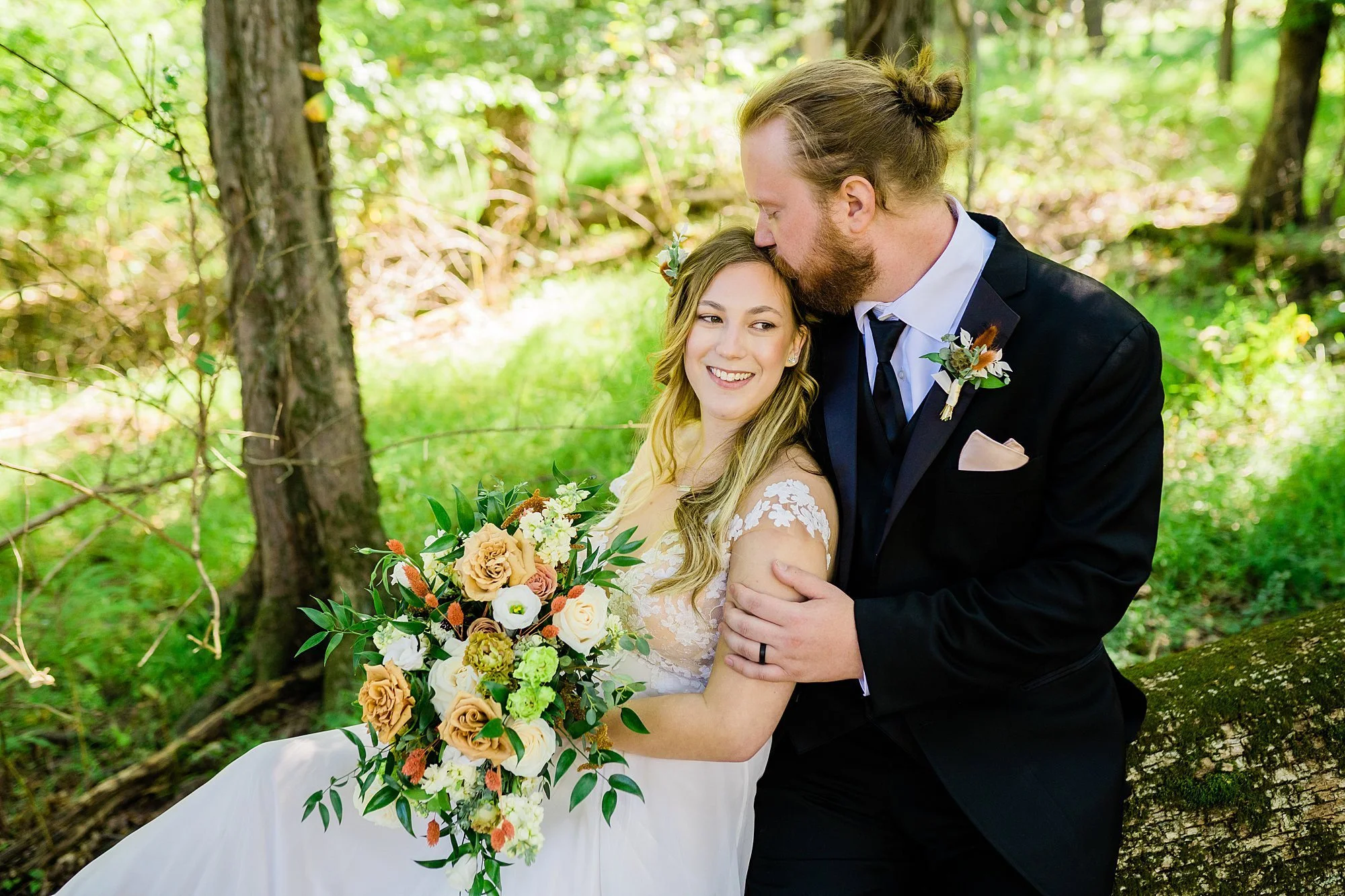 Riane + Casey | Homespun Wedding with Dogs | Macungie, PA 