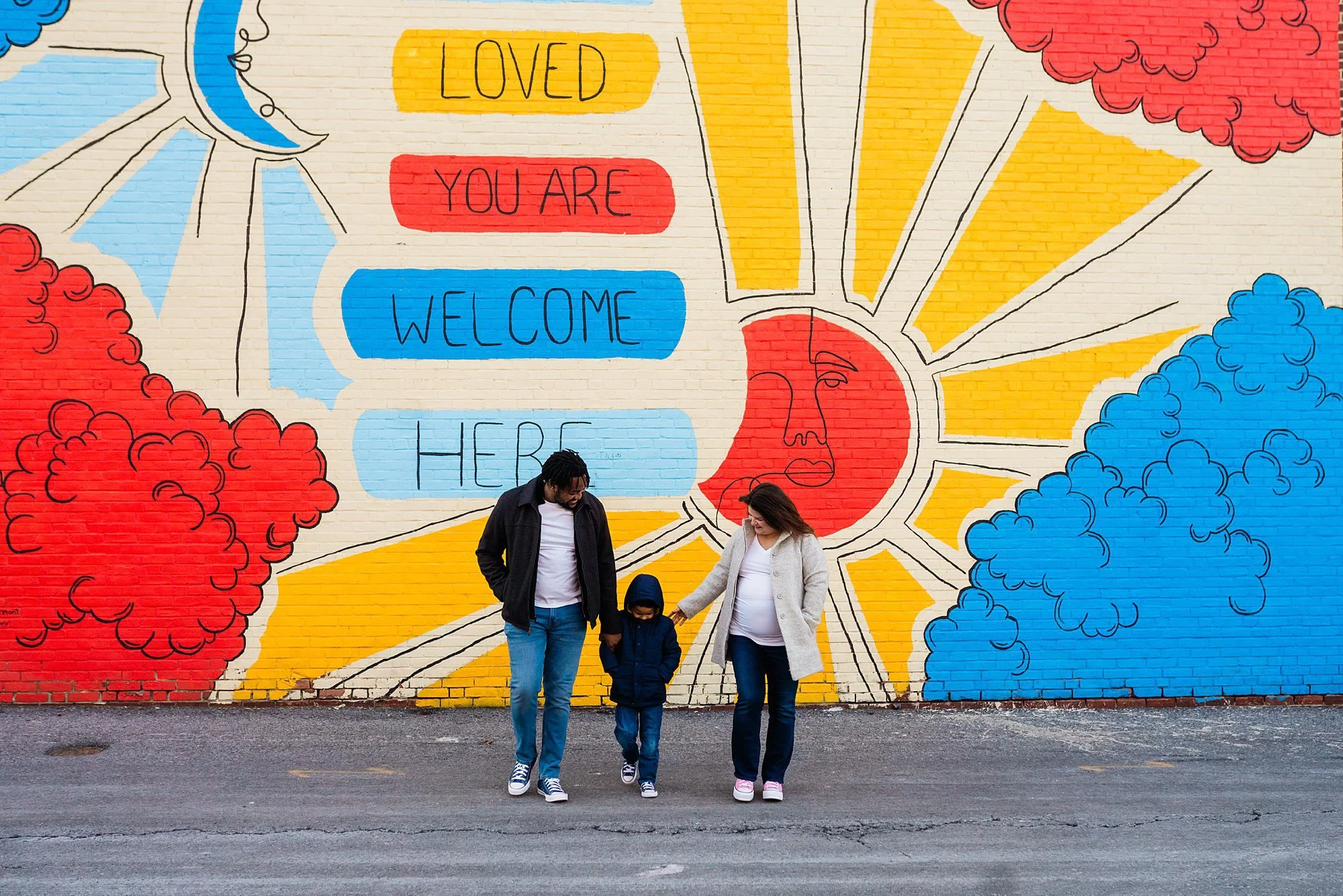 Lauren + Farai | Penn State University Maternity Photos | State College, PA 