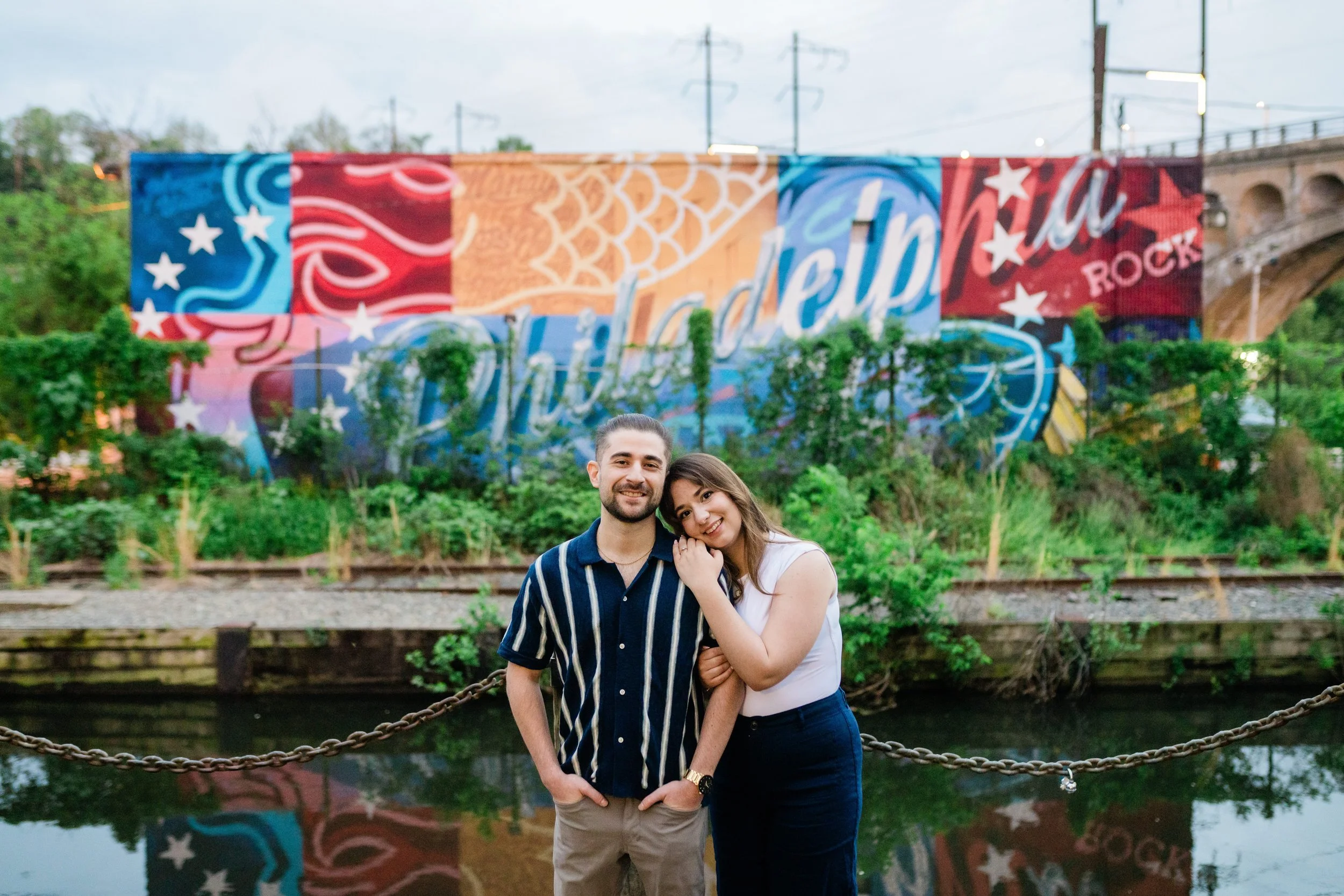 Liz + Justin | Manayunk Canal Engagement Photos | Philadelphia, PA