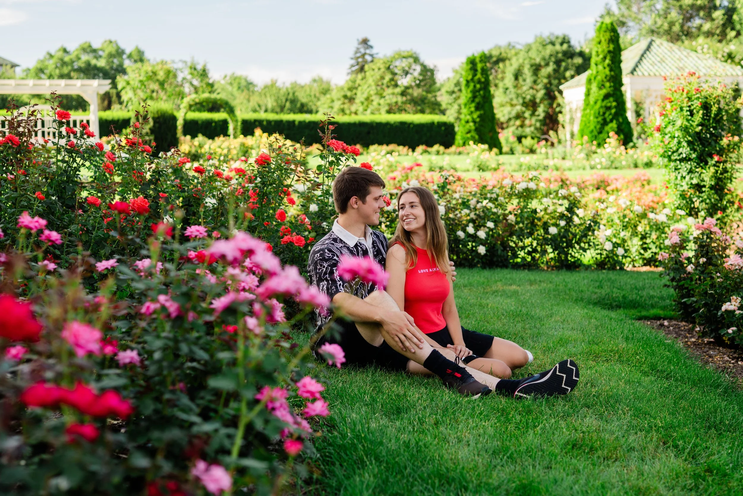 Kailey + Tim | Hershey Gardens Engagement Photos | Hershey, PA