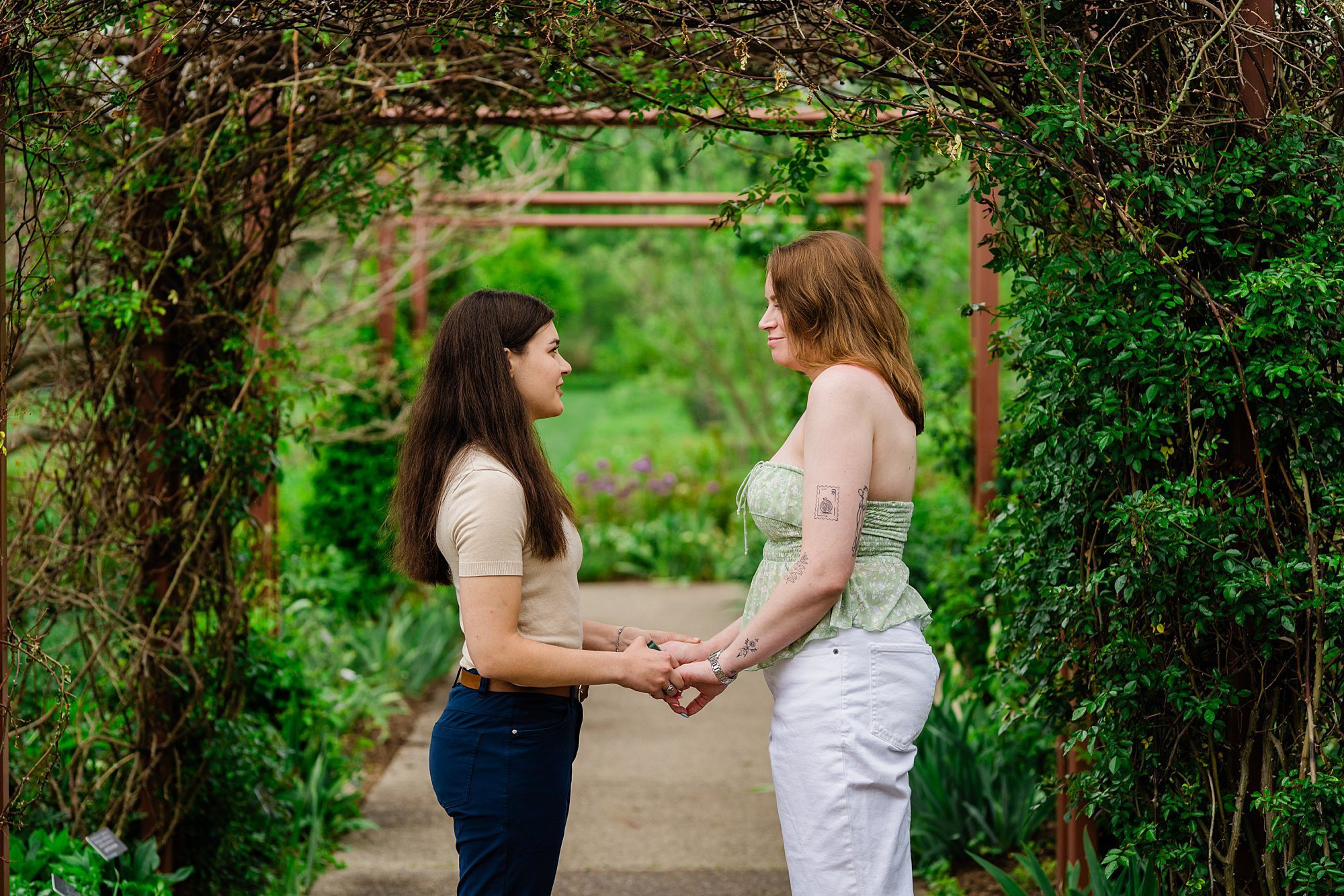 Emily Grace Photo, LGBTQ friendly wedding photographer State College, Lesbian surprise proposal, LGBTQ surprise proposal, Arboretum at Penn State Engagement Photos