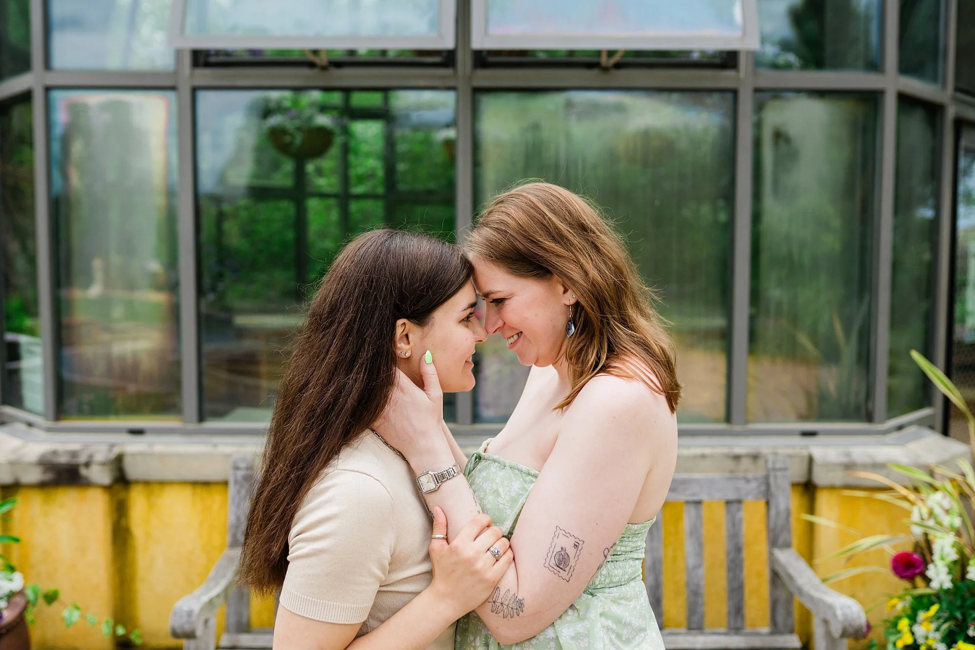 Emily Grace Photo, LGBTQ friendly wedding photographer State College, Lesbian surprise proposal, LGBTQ surprise proposal, Arboretum at Penn State Engagement Photos