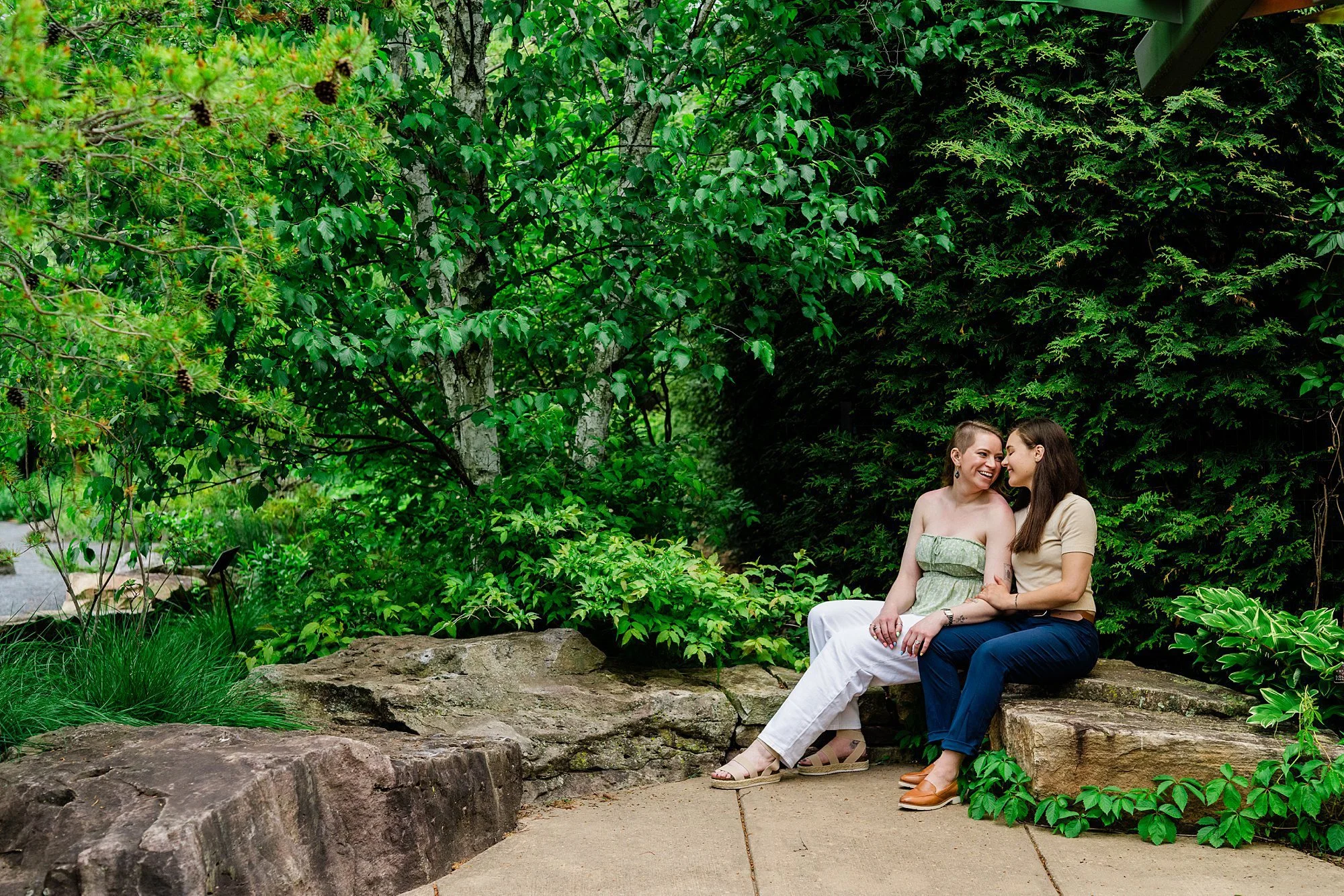 Emily Grace Photo, LGBTQ friendly wedding photographer State College, Lesbian surprise proposal, LGBTQ surprise proposal, Arboretum at Penn State Engagement Photos