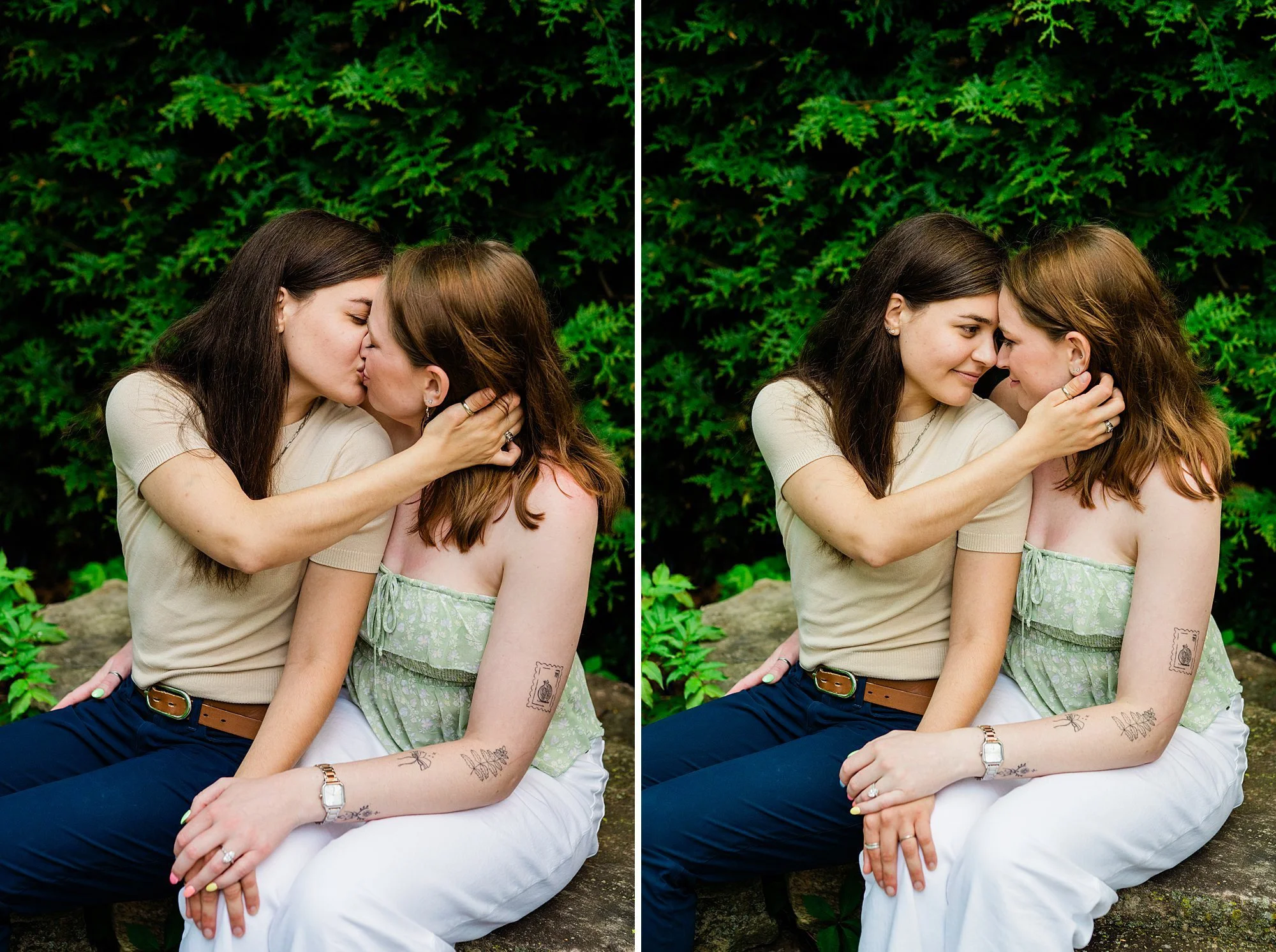 Emily Grace Photo, LGBTQ friendly wedding photographer State College, Lesbian surprise proposal, LGBTQ surprise proposal, Arboretum at Penn State Engagement Photos