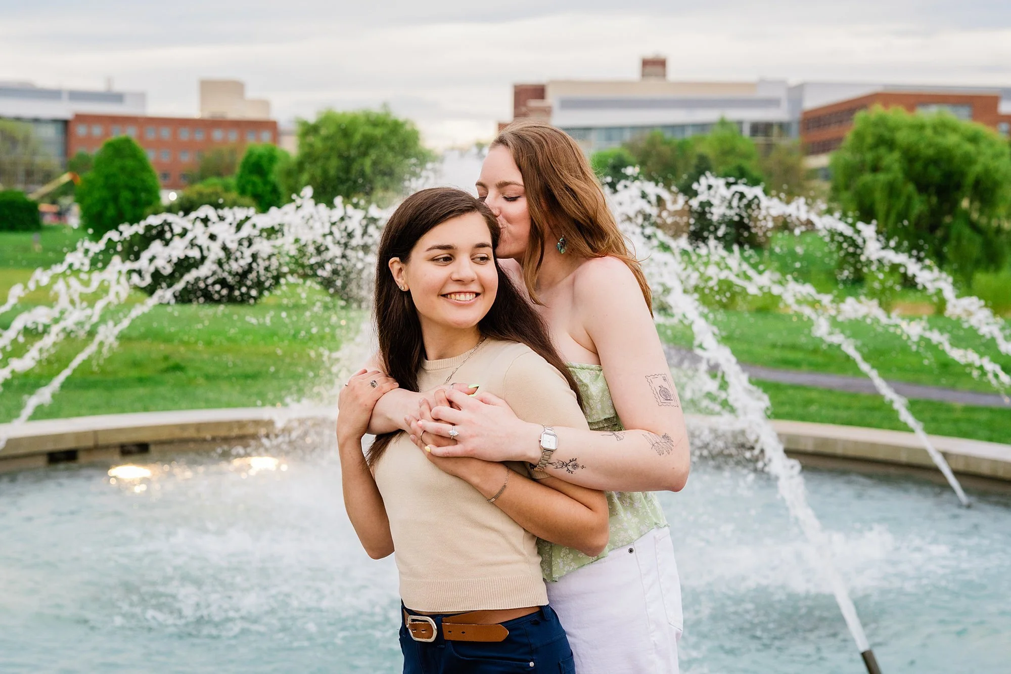 Emily Grace Photo, LGBTQ friendly wedding photographer State College, Lesbian surprise proposal, LGBTQ surprise proposal, Arboretum at Penn State Engagement Photos