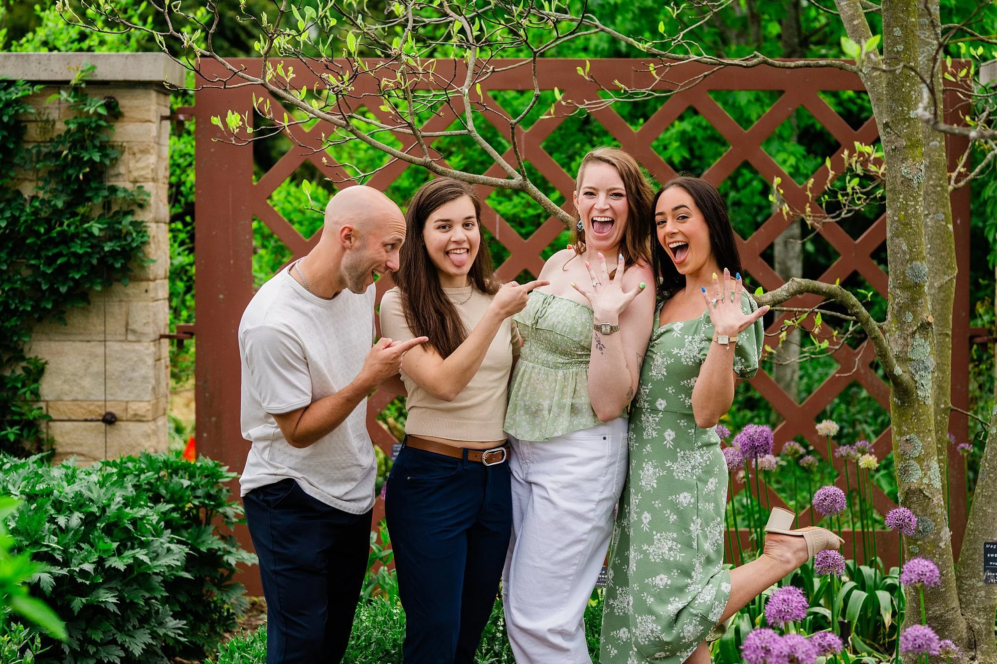 Emily Grace Photo, LGBTQ friendly wedding photographer State College, Lesbian surprise proposal, LGBTQ surprise proposal, Arboretum at Penn State Engagement Photos