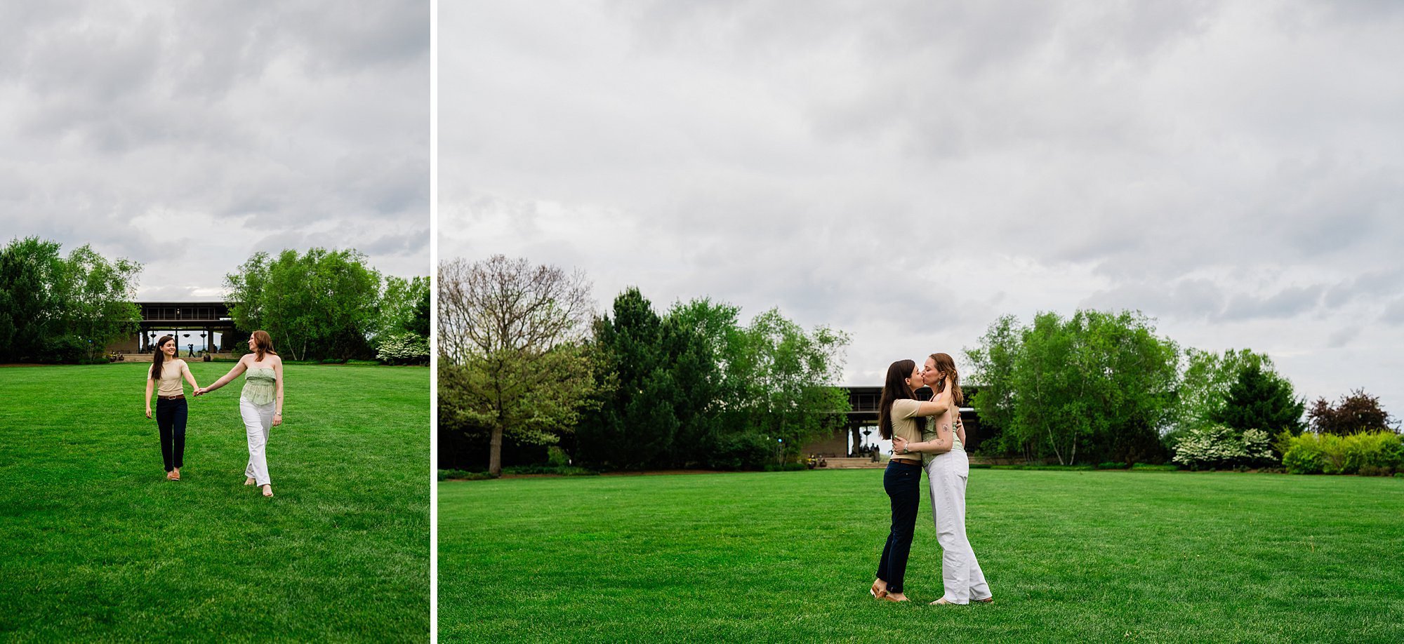 Emily Grace Photo, LGBTQ friendly wedding photographer State College, Lesbian surprise proposal, LGBTQ surprise proposal, Arboretum at Penn State Engagement Photos