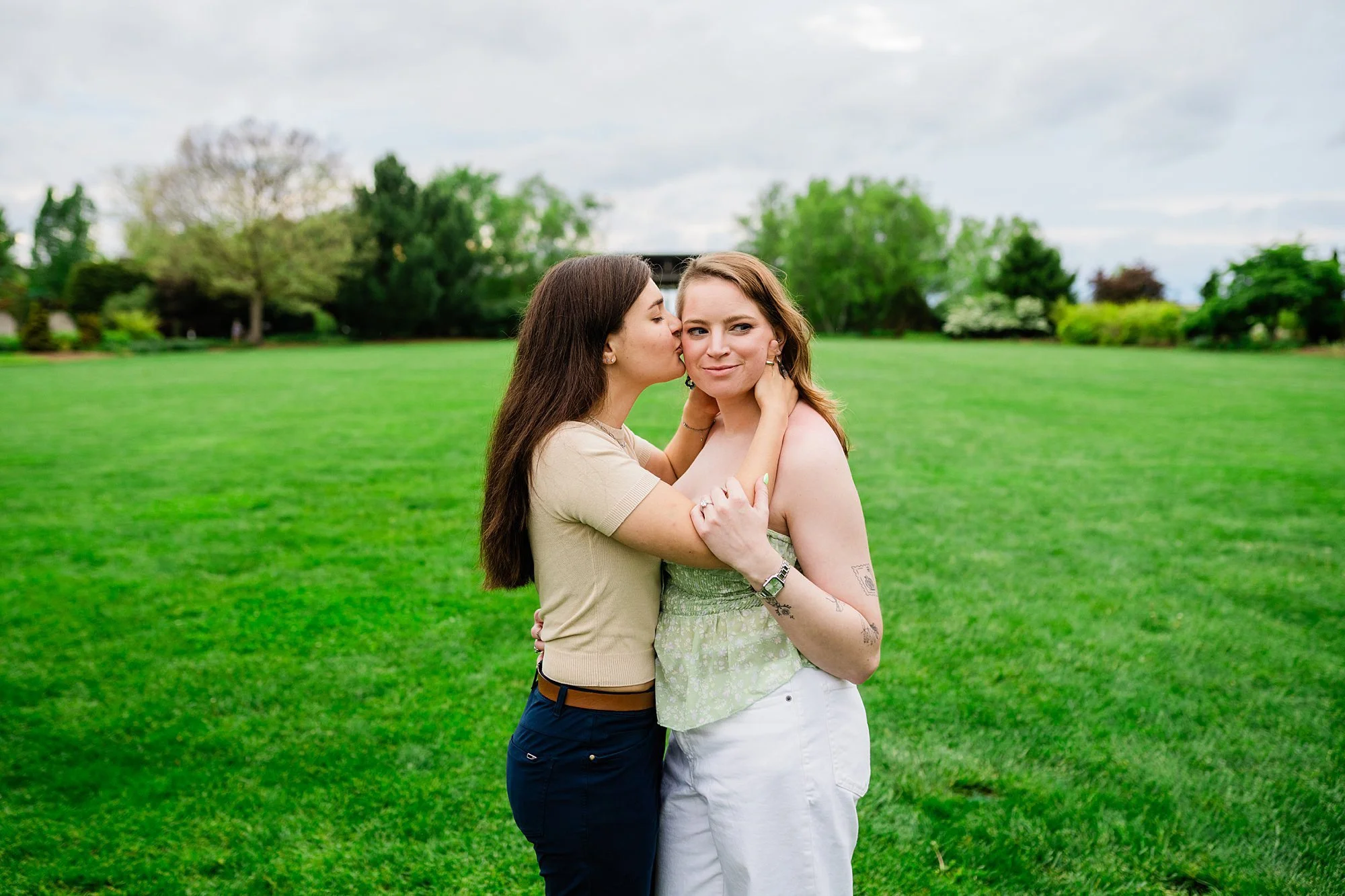 Emily Grace Photo, LGBTQ friendly wedding photographer State College, Lesbian surprise proposal, LGBTQ surprise proposal, Arboretum at Penn State Engagement Photos
