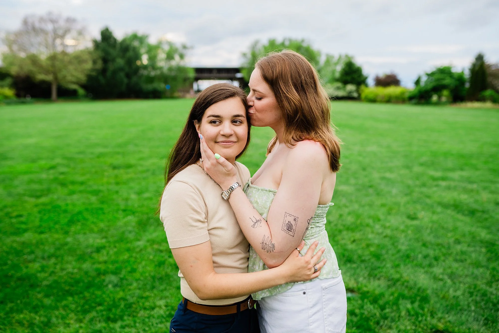 Emily Grace Photo, LGBTQ friendly wedding photographer State College, Lesbian surprise proposal, LGBTQ surprise proposal, Arboretum at Penn State Engagement Photos