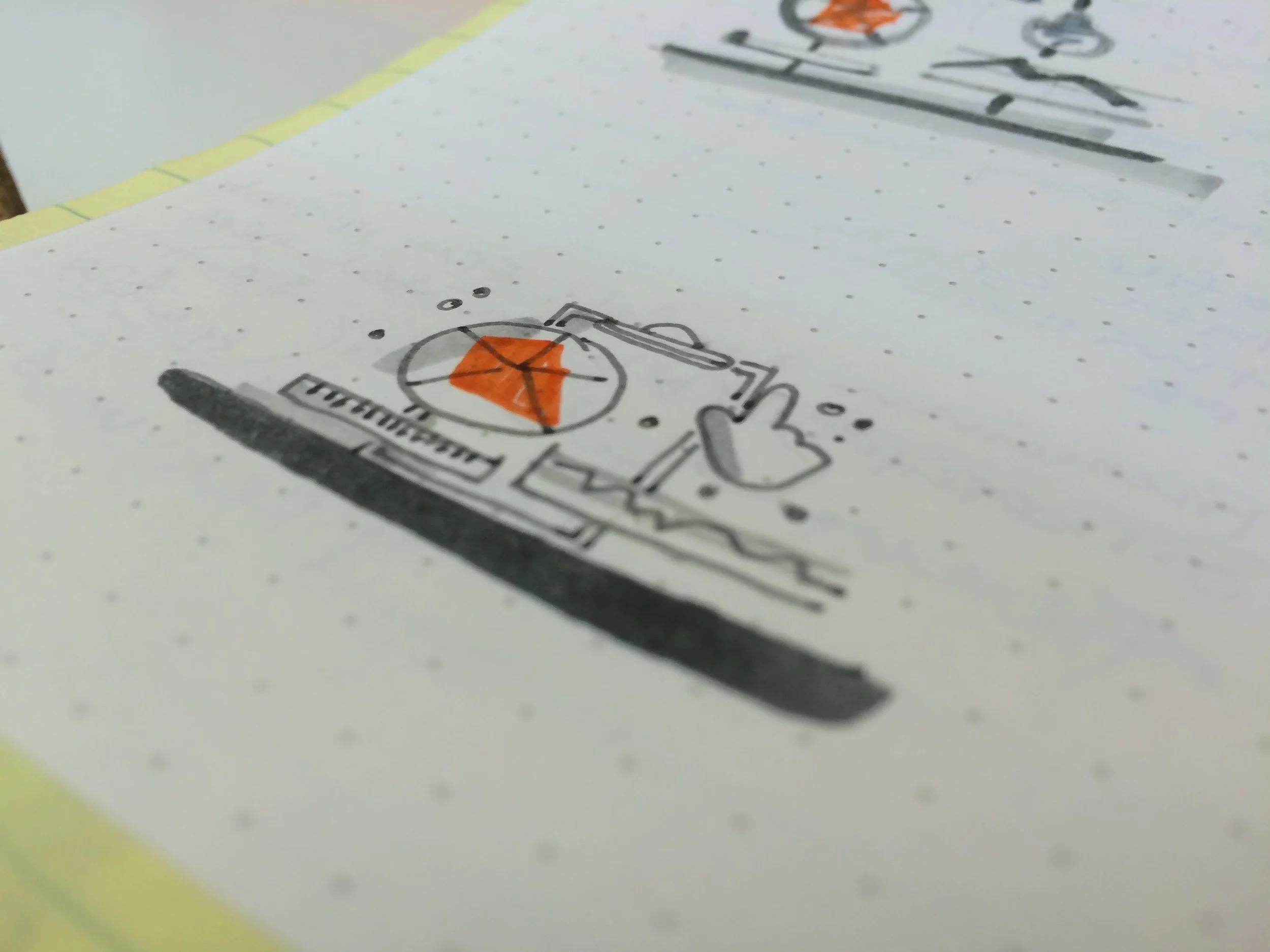 Icon process sketches