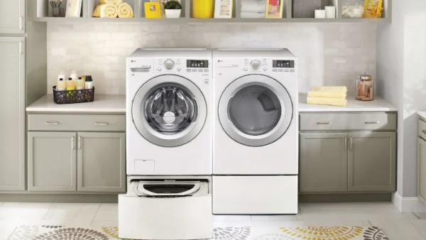 White Front Load Washer & Dryer Set