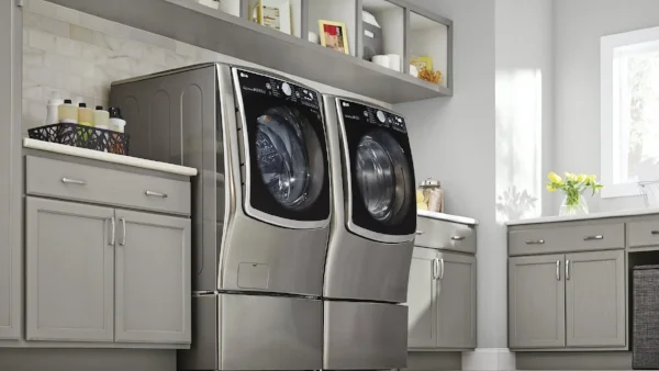 Stainless Front Load Washer & Dryer