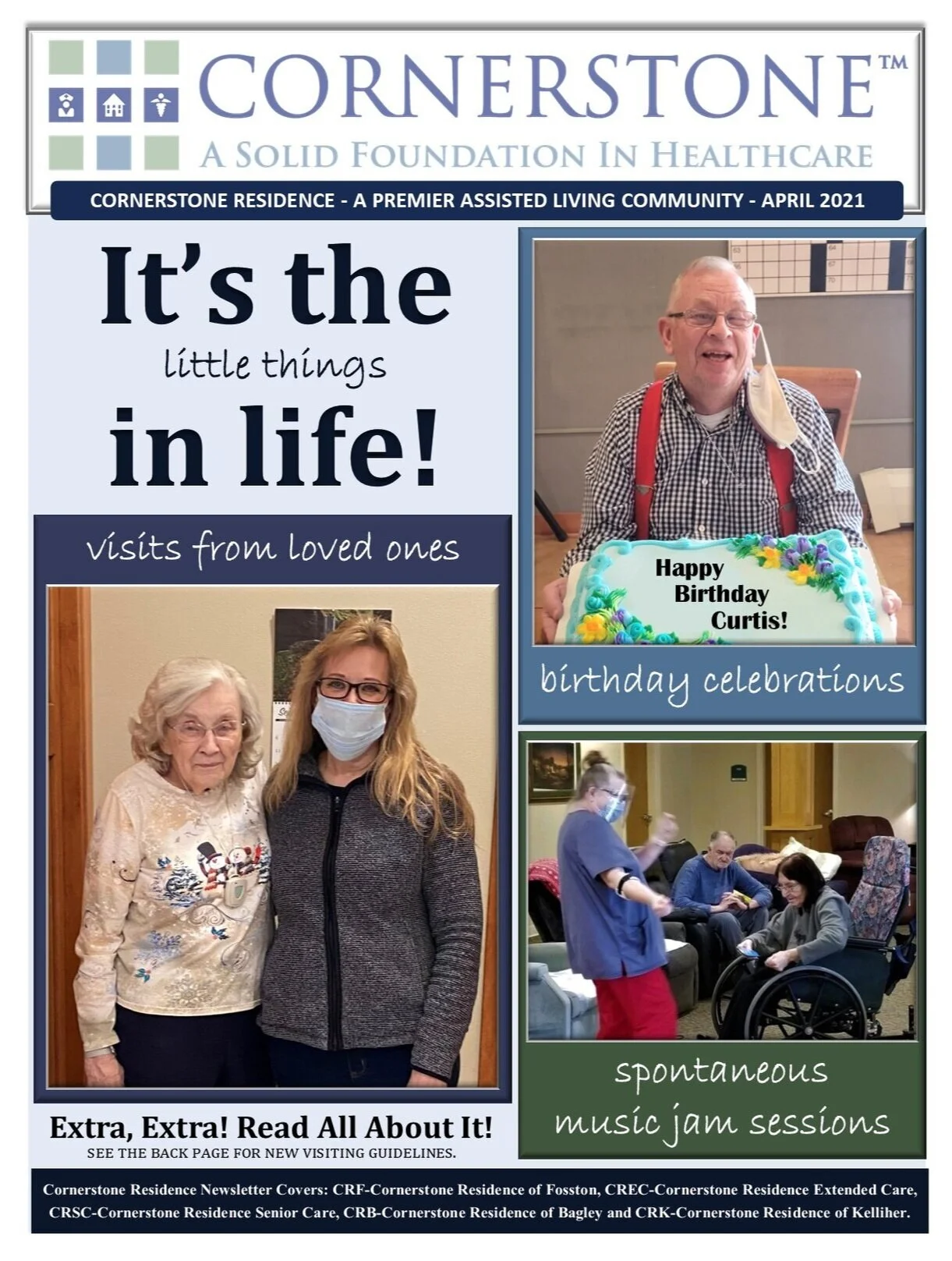 premier assisted living on Newsletters Cornerstone A Solid Foundation In Healthcare