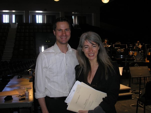 with Dame Evelyn Glennie