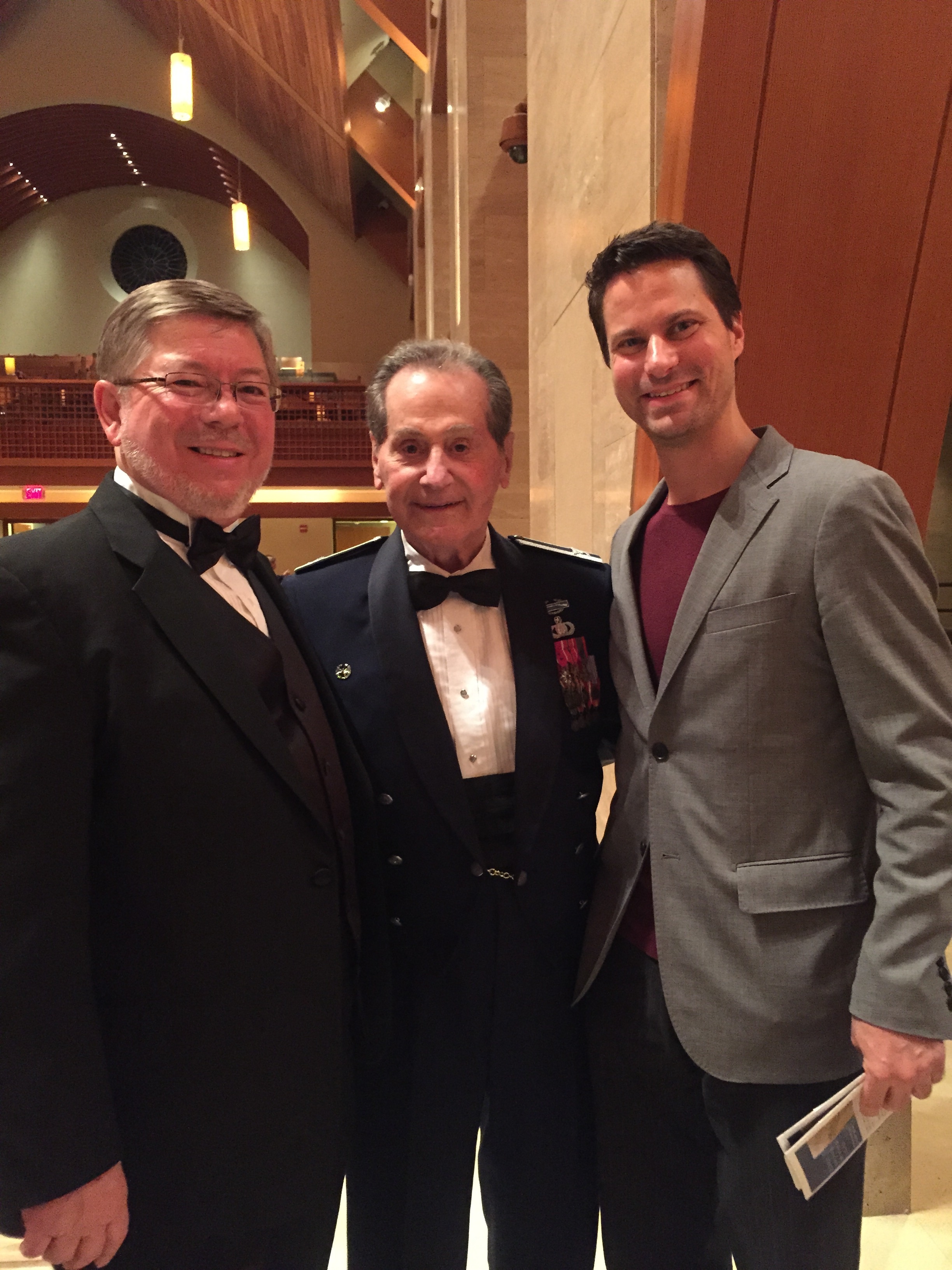 with Dr. Christian Wilhjelm and Col. Arnald D. Gabriel