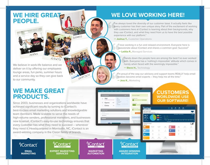 Bifold Brochure for Career Event 