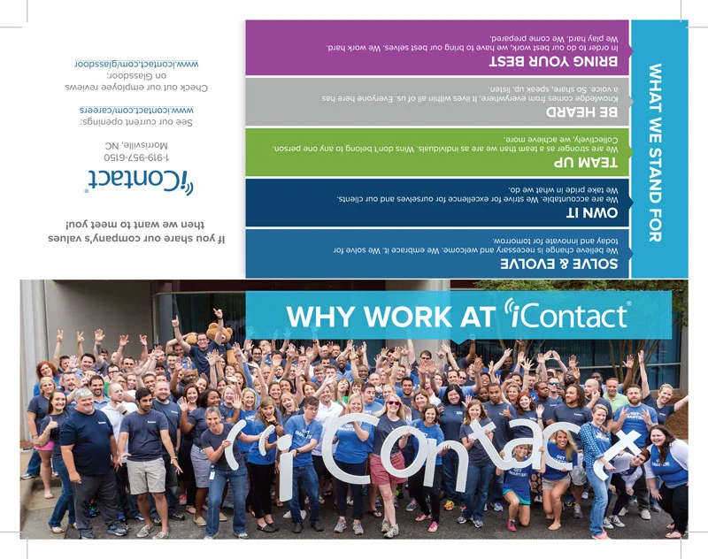 Bifold Brochure for Career Event 