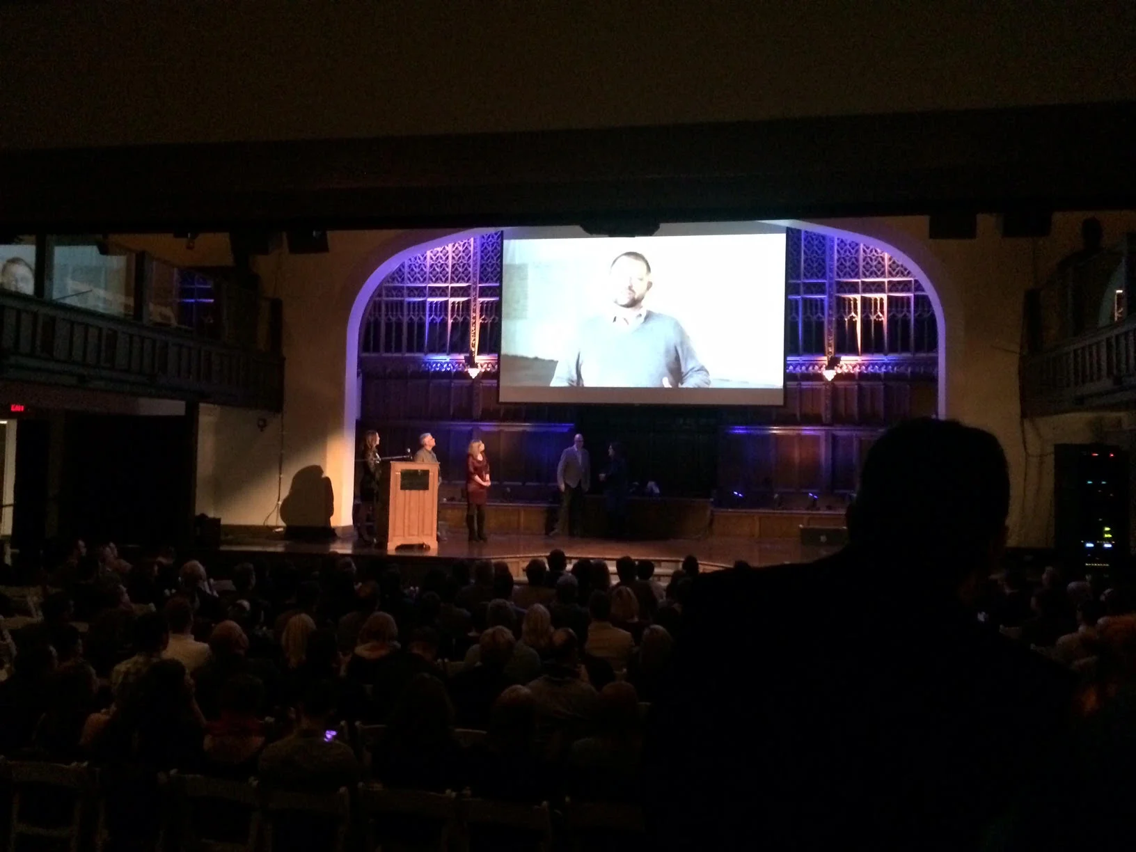 At the Bluestone, a crowd of 400+ awaits the announcement for the top winners of the night. 