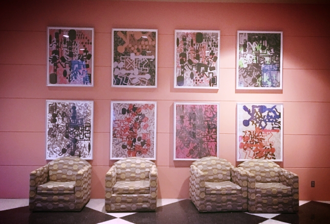 Inside the Conference Center lobby at Disney's Contemporary Resort in Orlando, FL