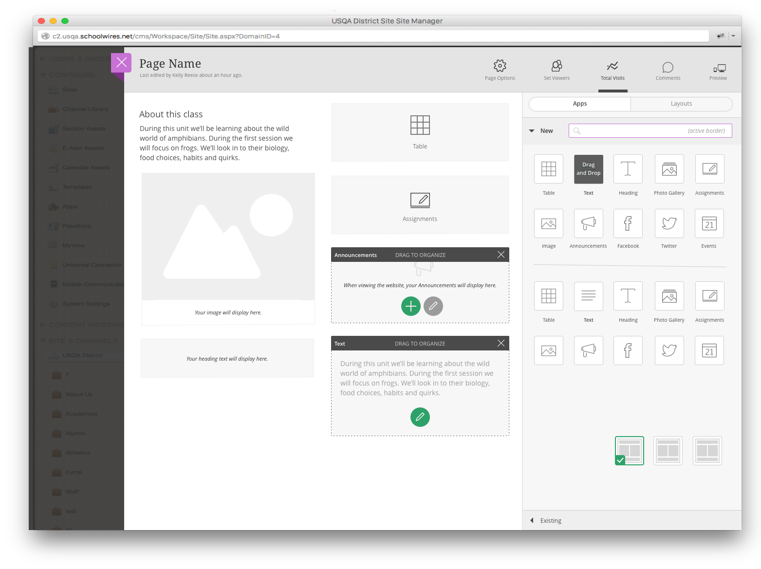 Content Edit Interaction Types