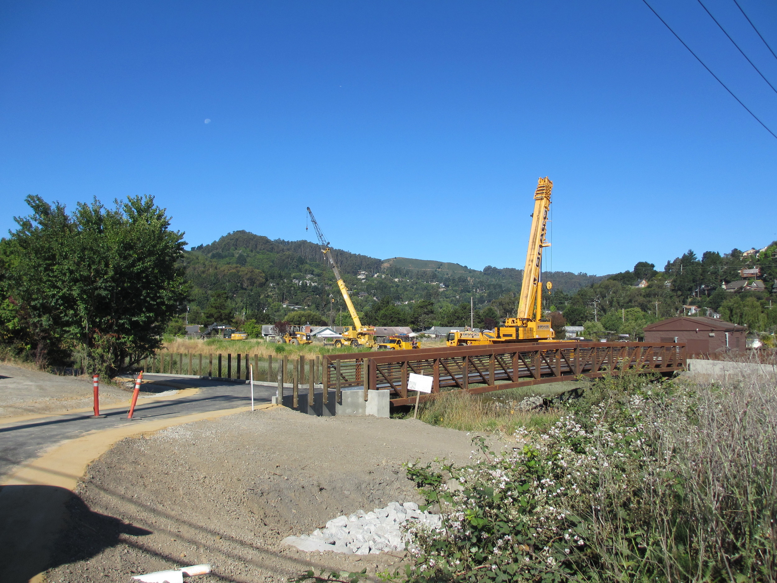 Pedestrian Bridge and Concrete Abutements - Mill Valley, CA