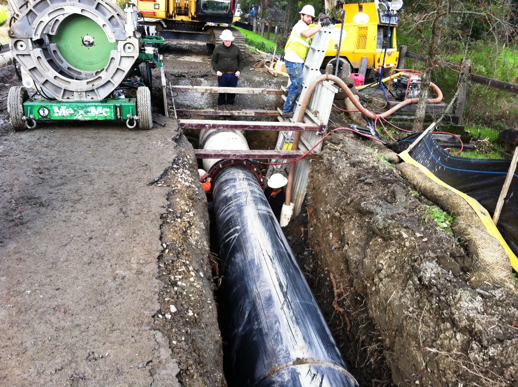 HDPE Force Main Work - Larkspur, CA