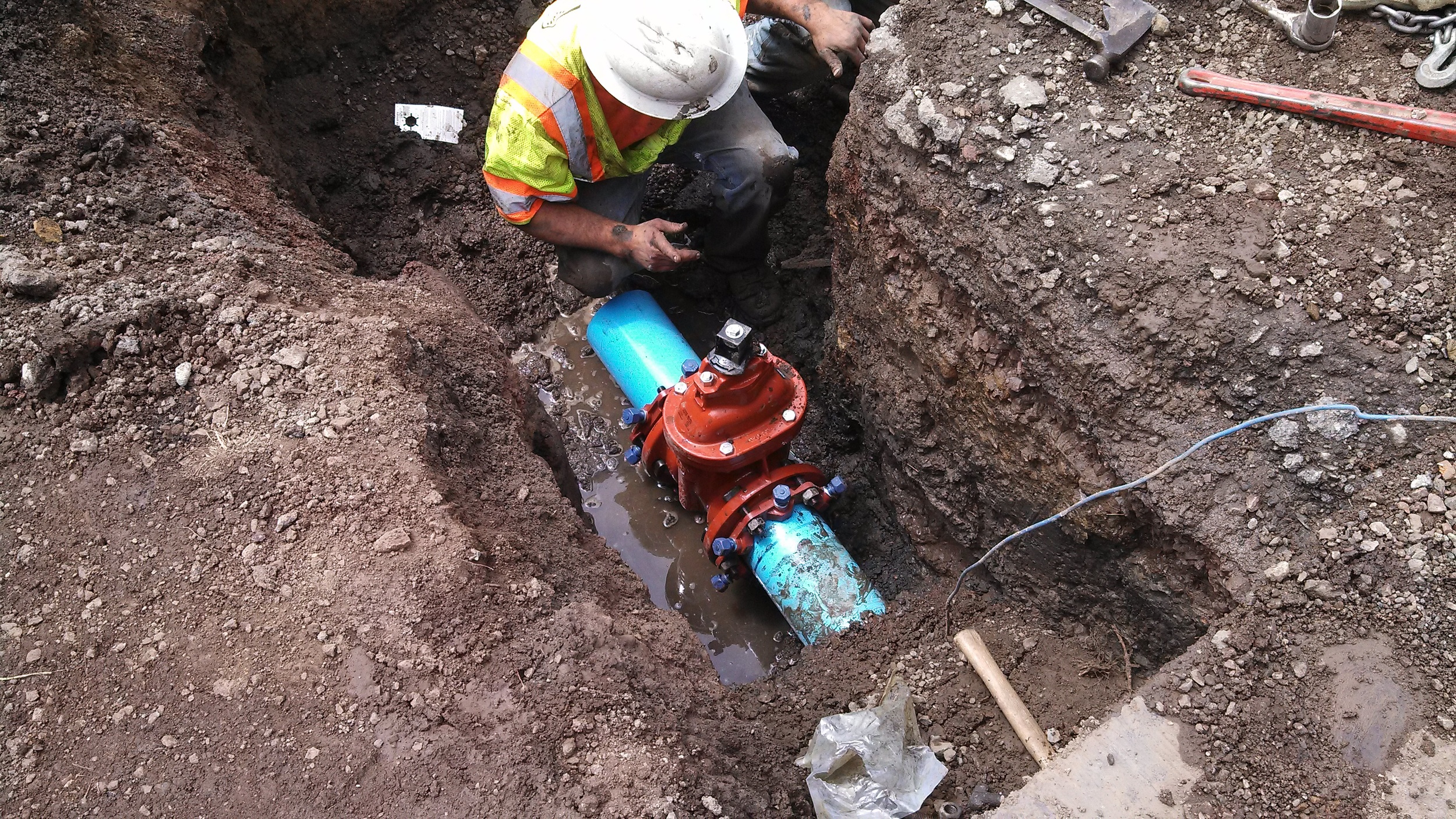 Waterline Repair - Sausalito, CA