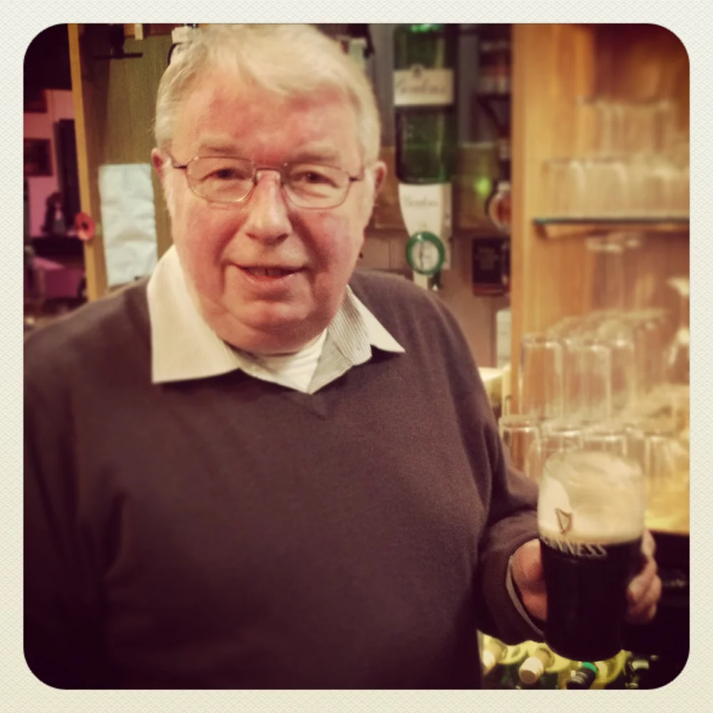 Tom Kilroy… a ‘pint man’ if ever there was one.
