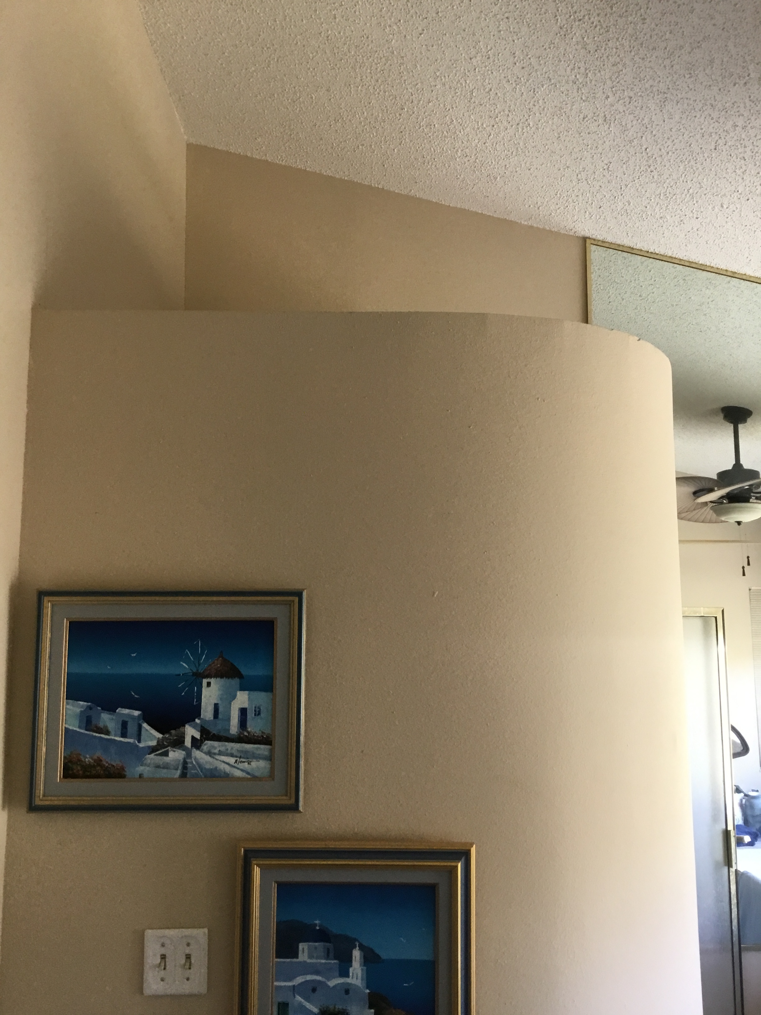 Original Shower Area, 'The Cave'.