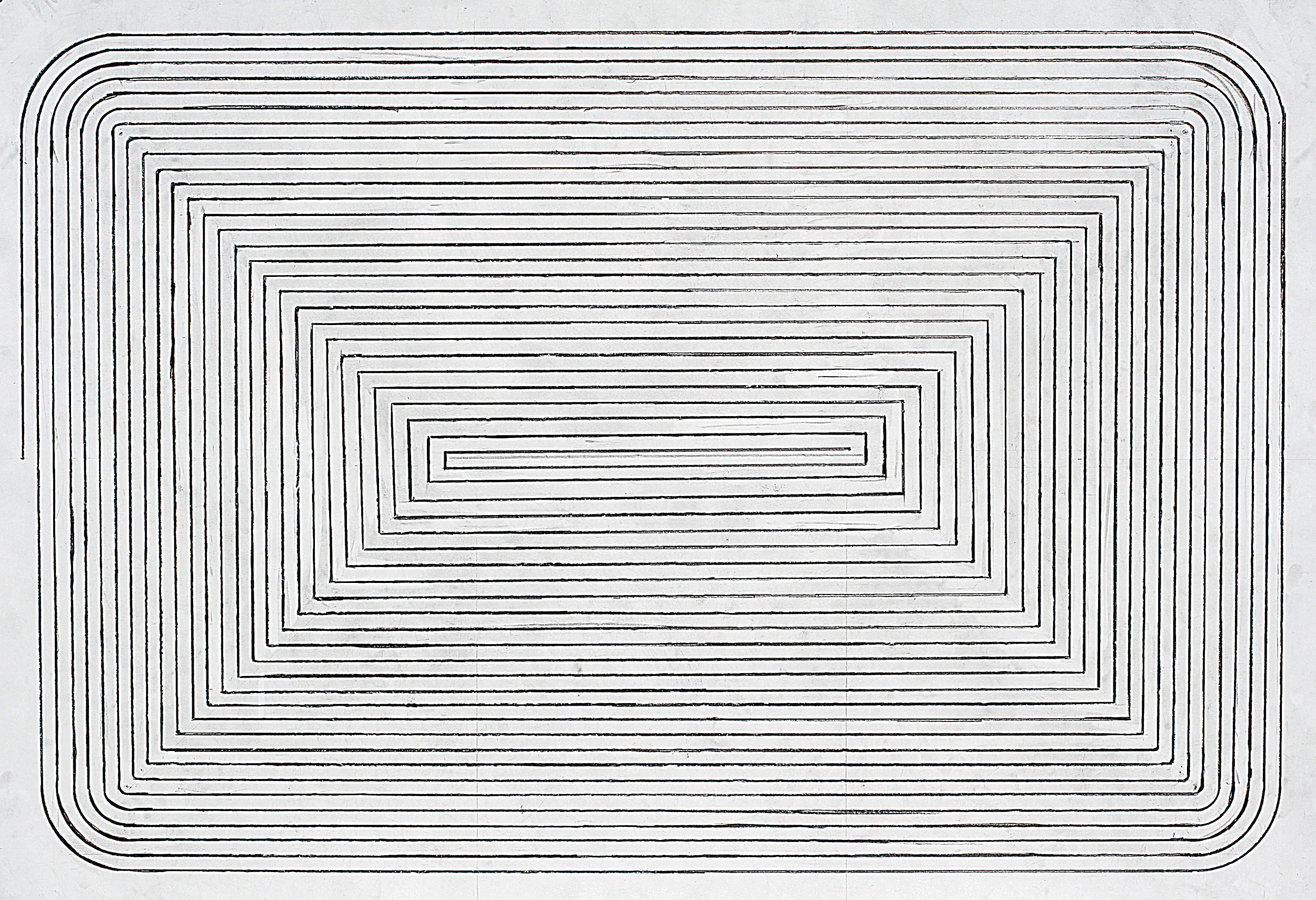 Optic Drawing #4, 2014, 32x44, graphite on paper