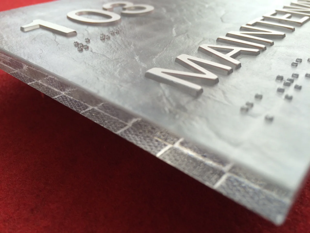 DURA-press thermoformed signs