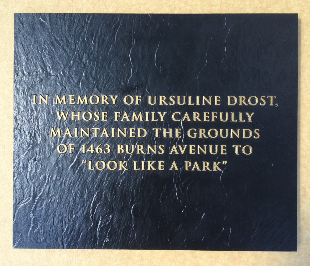 SURE-press thermoformed sign