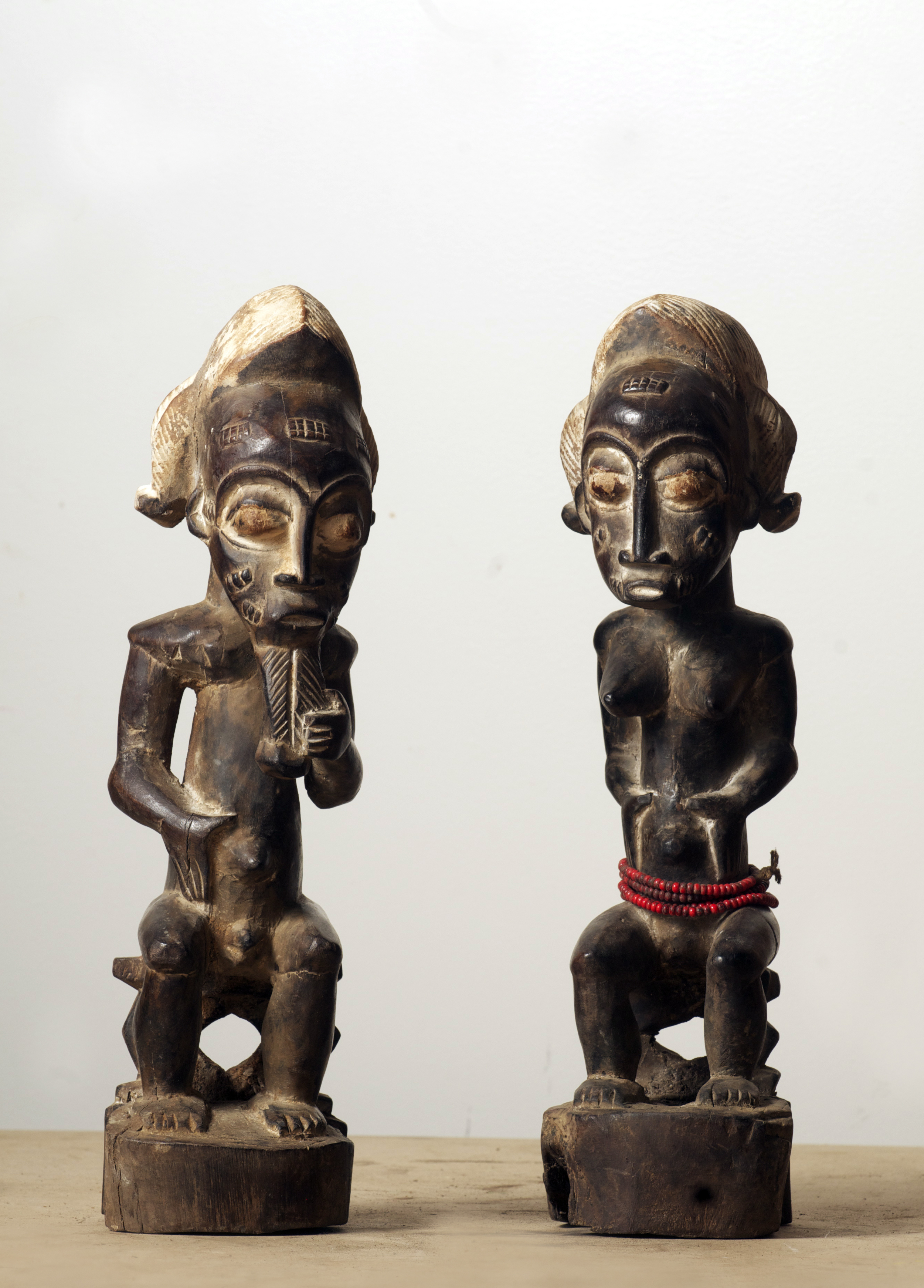 Baule couple figure, Cote D'Ivoire. Height 14.3 inch.Pp. $150.00 each.jpg