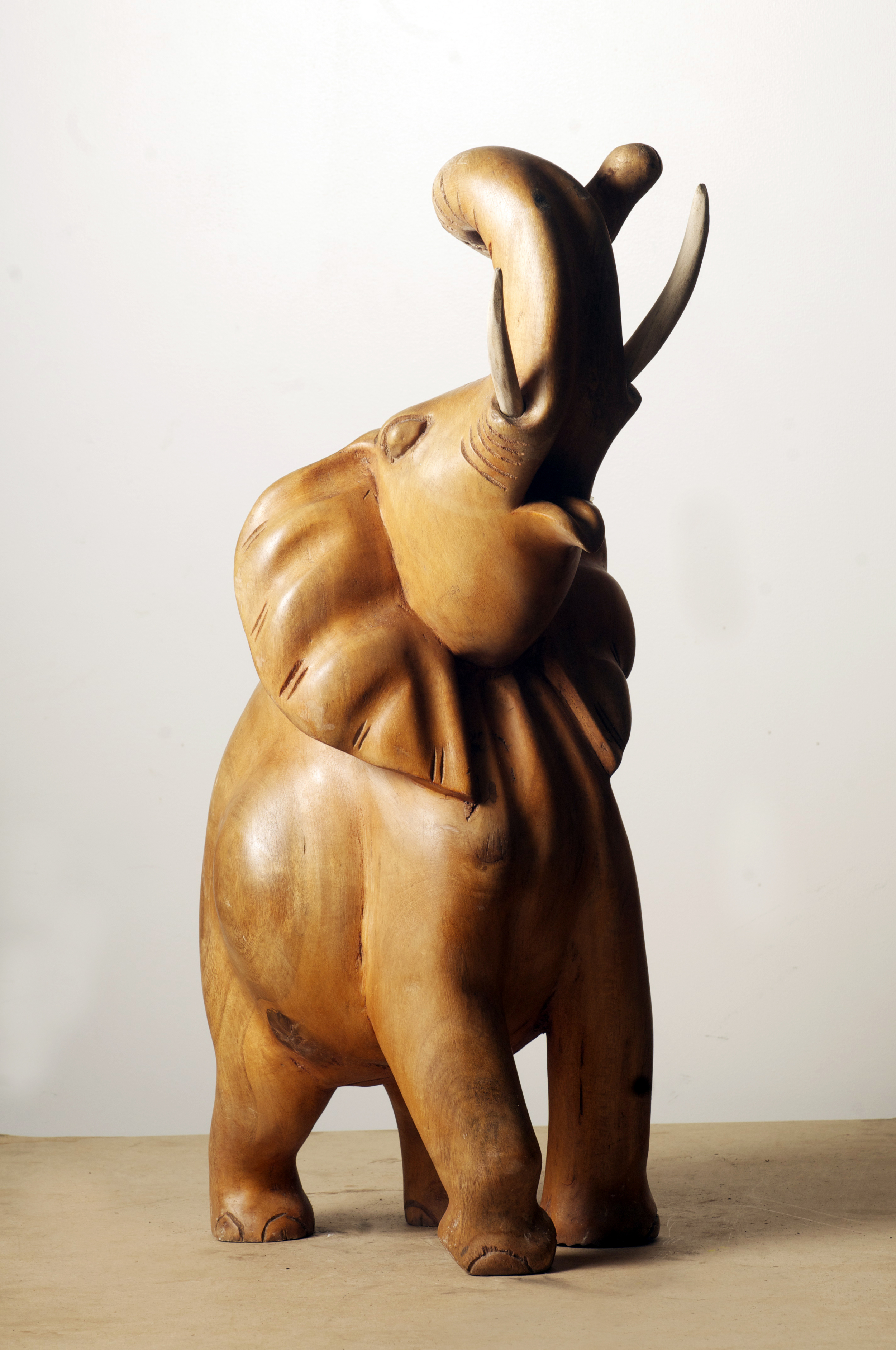 Elefant Figure, Cote D'Ivoire. Height 27.4inch. Pp. $300.00.jpg