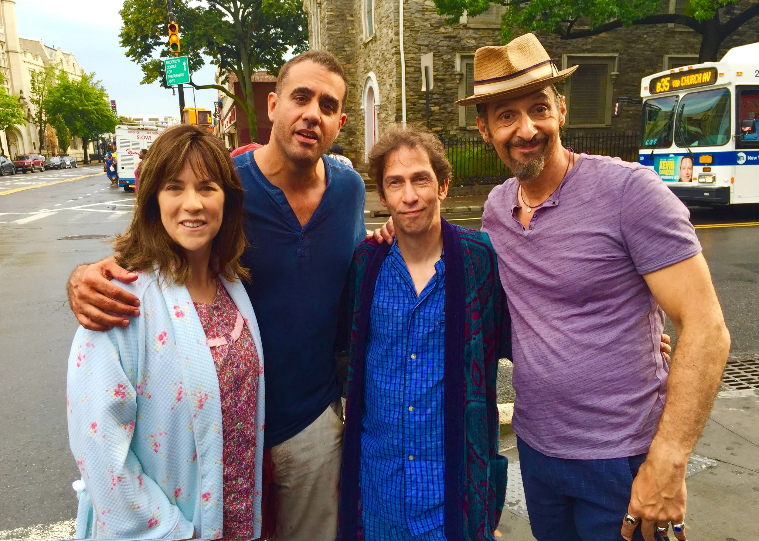 John Turturro's THE JESUS ROLLS, (formerly GOING PLACES). Filmed in 2016. Premieres 2020. I play Tim Blake Nelson's wife in a scene with John and Bobby Cannavale.