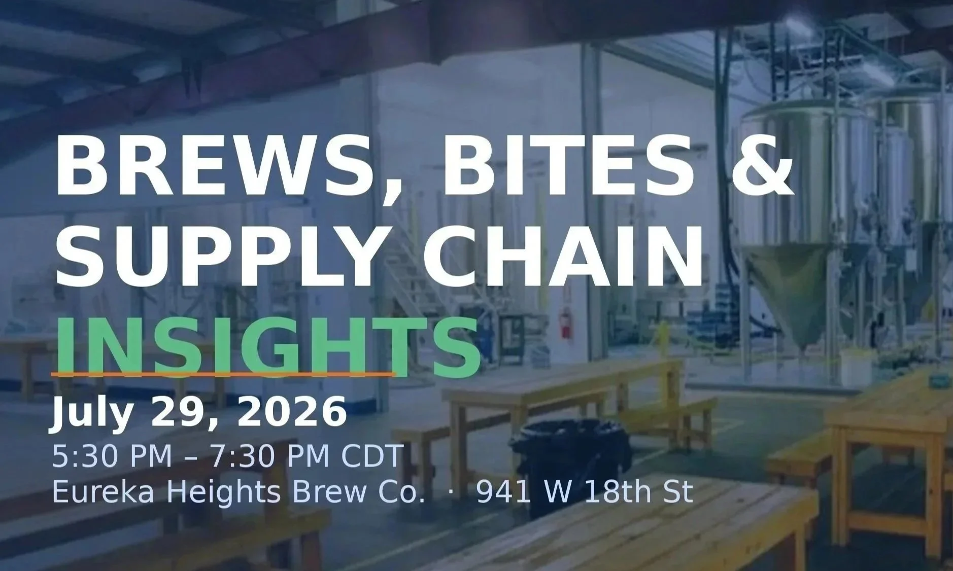 Brews, Bites, &amp; Supply Chain Insights