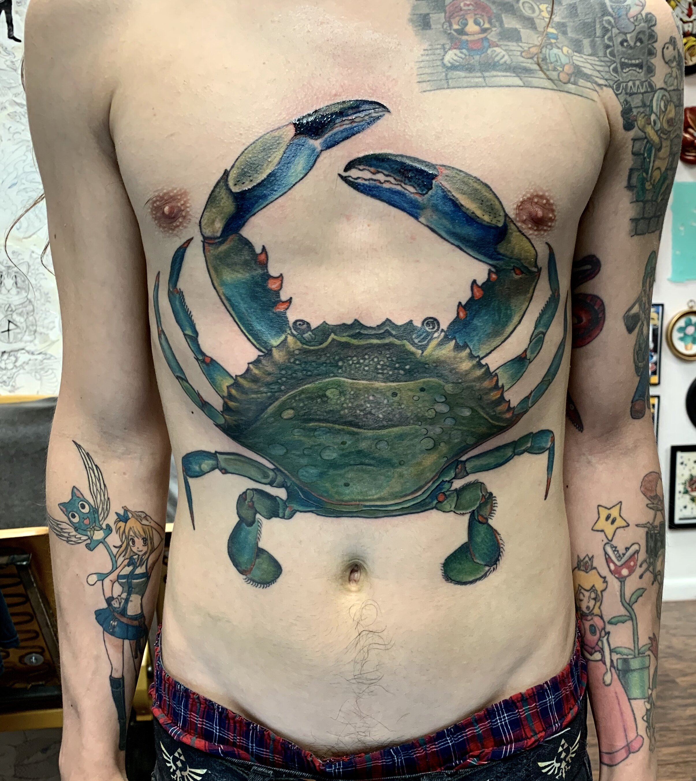 𝐊𝐄𝐕 𝐓𝐀𝐓𝐓𝐎𝐎𝐒 on Instagram Heikegani tattoo Heikegani is a  species of crab native to Japan that has a shell that resembles a face  Sometimes called a samurai crab