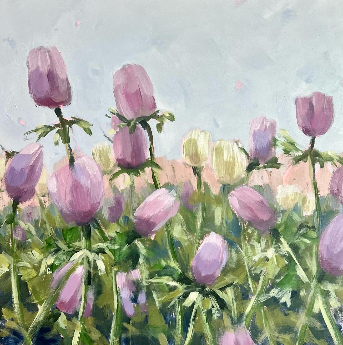 Three weeks from today, Flowers of the Field will be available (May 9th).

Paintings take a little  longer to complete than they use to. I&rsquo;m hoping to have 7 completed for this special series that first released 3 years ago. But we&rsquo;ll see