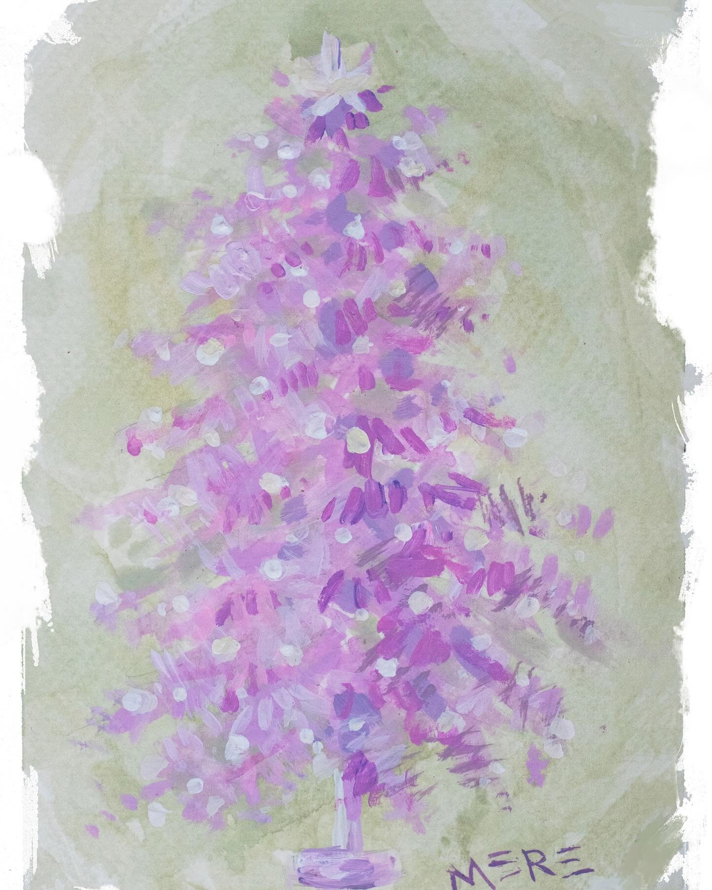 Get your tinsel on, the third annual Oh Christmas Tree print is now live.

Link in profile 💜🎄🩷