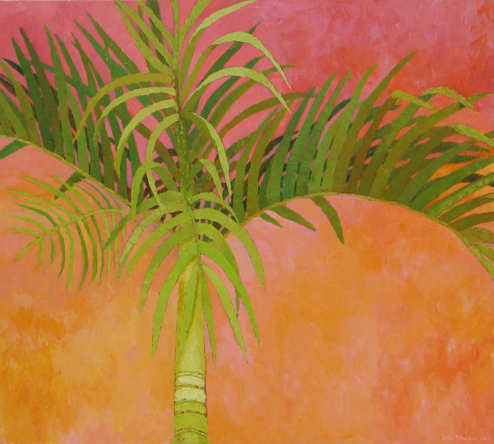    Palmsong   , Oil on Canvas, 52x46 $4800  