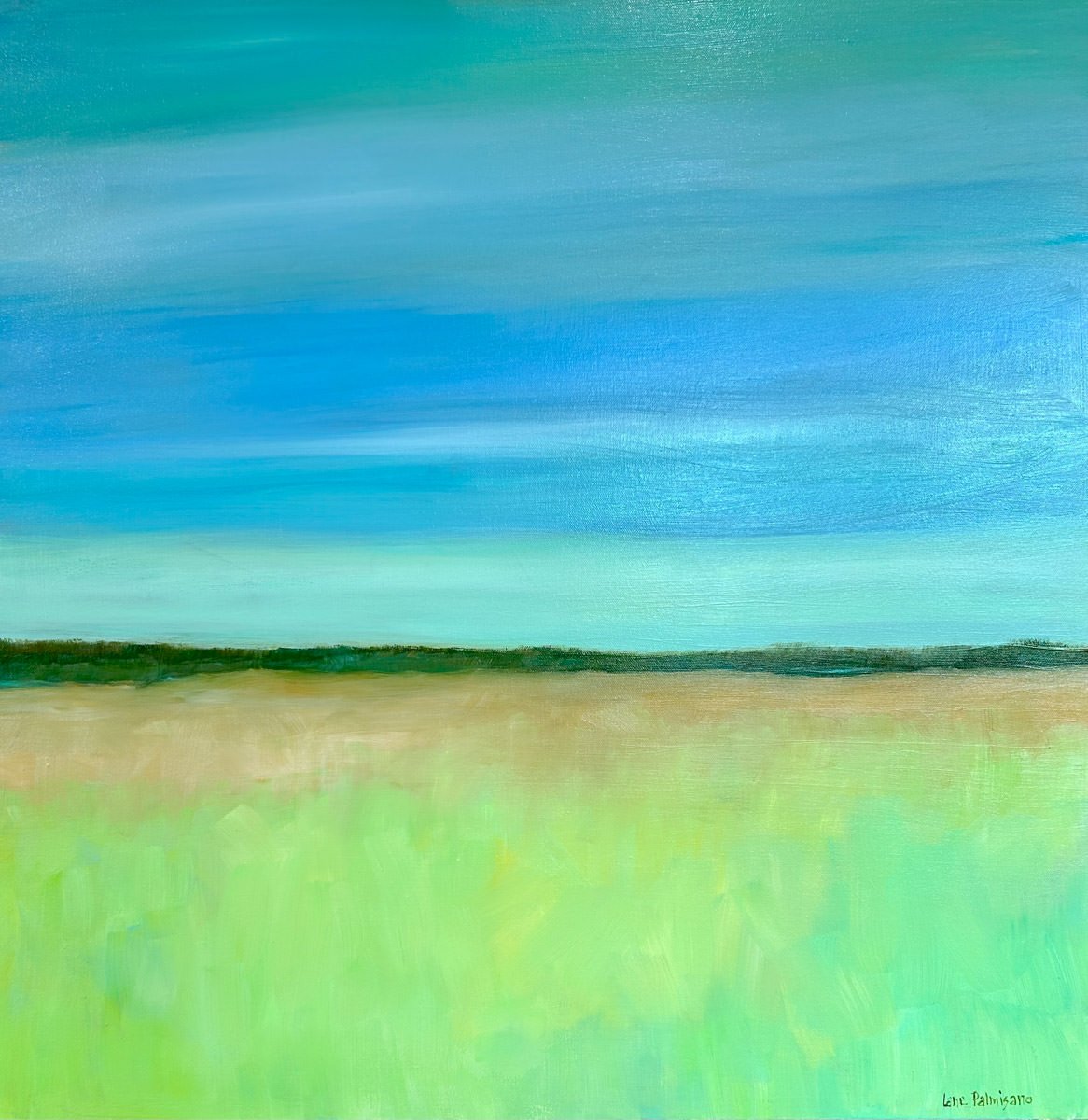    Fringe   , Oil on canvas, 30x30 $2200  