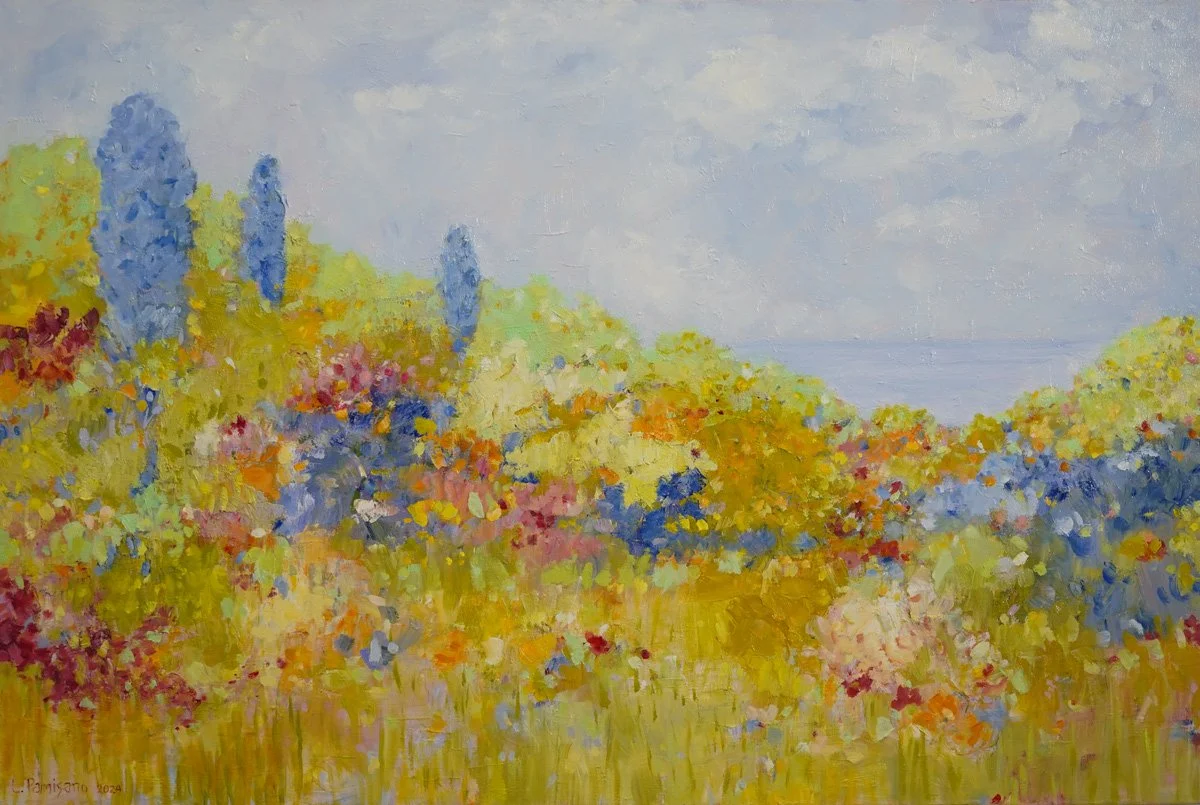    Vue de Mer   , Oil on canvas, 36×24 $2800  