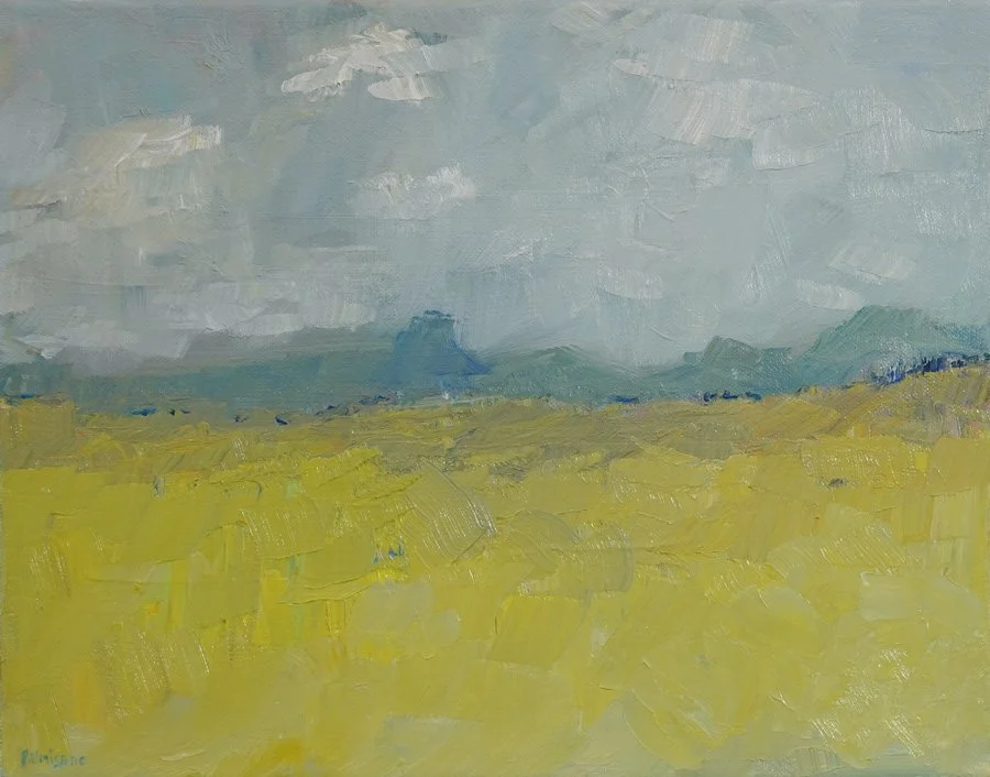    Mountain Sweetgrass   , Oil on canvas, 14×11 $800  