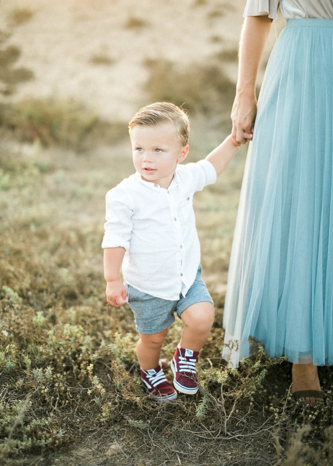 fine art film photography San Diego - timeless beach family photos