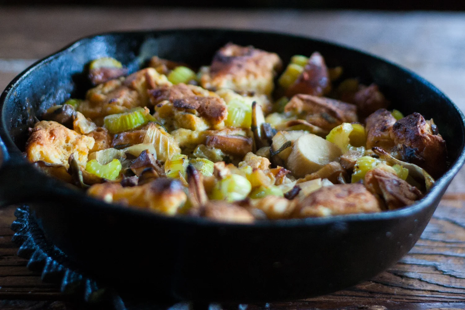 Wild Mushroom and Brioche Stuffing